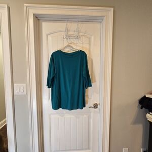 J. Jill Teal Long Sleeve Top